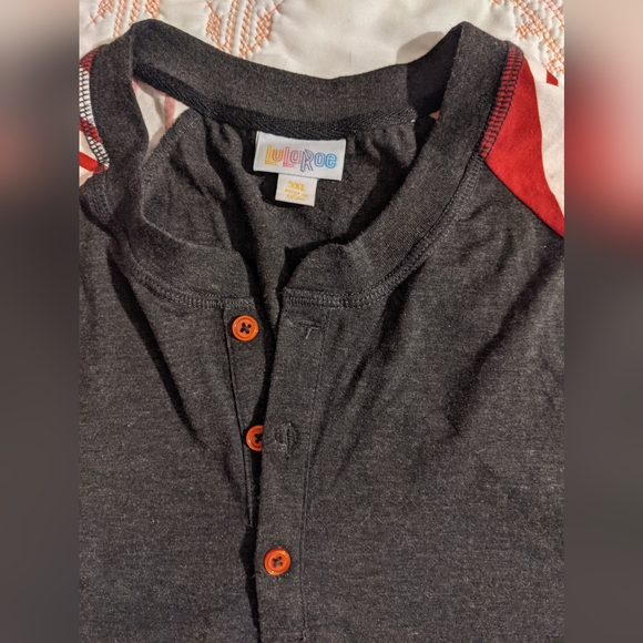 LulaRoe Mark Henley Shirt - Picture 2 of 3